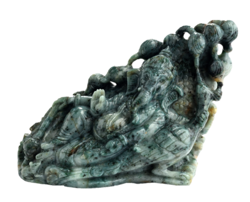 Ganshji in Green Chalcedony